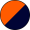 Fluorescent dark-blue orange
