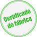 Certificado de fábrica